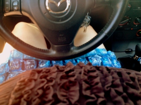 This ice sheet skirt made my road trip more comfortable.